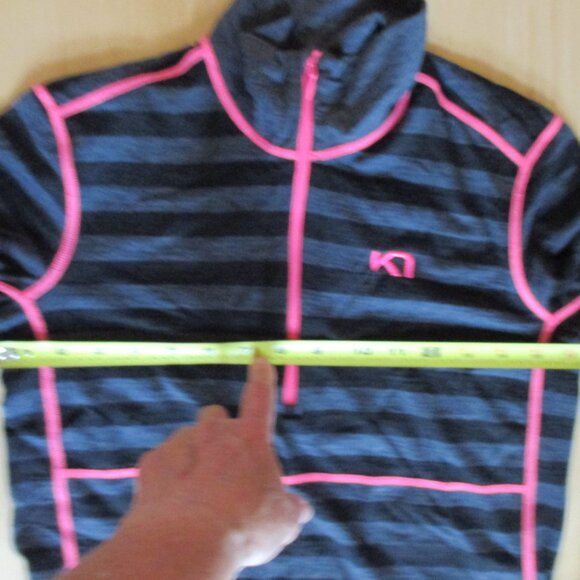Kari Traa Wool half zip top womens large - Picture 4 of 8